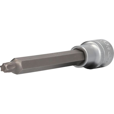 Torx-steckschlüssel T40, 1/2"-antrieb, 140 Mm Länge, Chrom-vanadium-stahl, Für Mechaniker