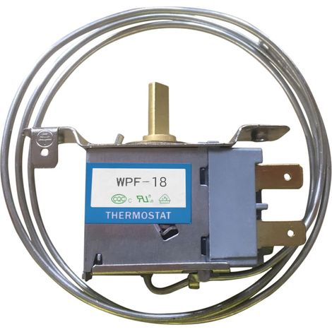 Thermostatfühler 80 Cm 2-polig, Einstellbar -22 °c Für Kühl-, Gefrier- Und Vitrinenschränke