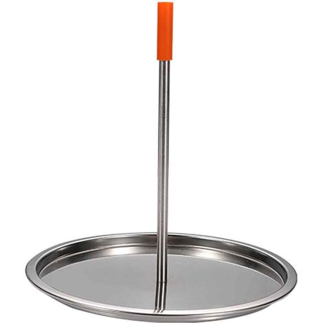 Vertikaler Edelstahlspieß Für Hähnchengrill, Grillrost Mit Fettauffangschale Für Steak, Hähnchen, Fisch, Fleisch (1 Stück, Silber)