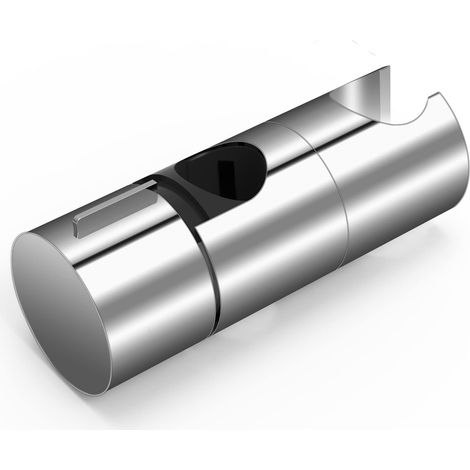 Verstellbarer Duschhalter Mit 18–25 Mm Durchmesser, Verchromt. Handbrausehalter. Einfache Montage An Der Duschstange.