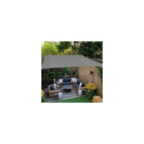 Quadratisches Sonnensegel 3x3 M, Atmungsaktives Hdpe-sonnenschutzgewebe (185 G/m²), 3 M Schattierungsnetz Mit Uv-schutz Für Terrasse, Garten, Balkon, Camping Und Andere Außenbereiche, Graphitgrau, 3x3
