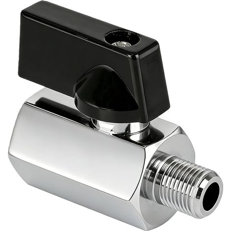 Mini-kugelhahn Aus Messing, Innen- Und Außengewinde, Mini-kugelhahn, Mini-guillotine-ventil, Gewindeanschluss (g1/8").