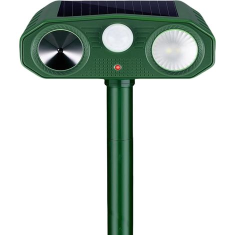 Ultraschall-abwehrgerät, 3 Modi, Solar- Und Usb-betrieben, Ip54 Wasserdicht, Bewegungsmelder, Garten, Hof, Haustiere