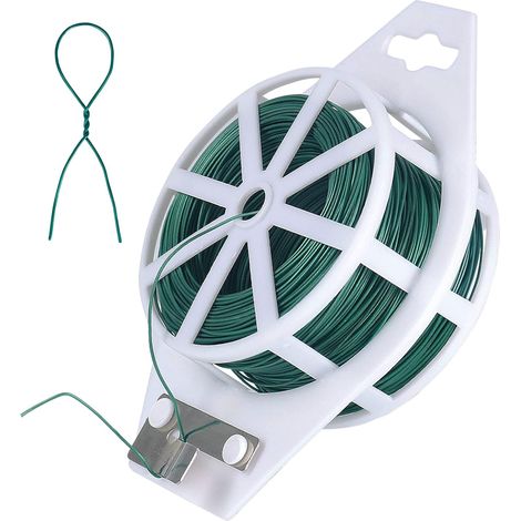 Rolle Grüner Floristendraht, Integrierter Drahtschneider, Stärke 22, 0,76 Mm, Für Brautsträuße Und Kränze