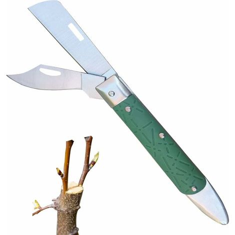 Klappbares Veredelungsmesser, Veredelungsmesser, Gartenmesser, Klappbares Veredelungsmesser, Scharfes Weizenveredelungsmesser, Gartenveredelungsmesser, Gartenveredelungswerkzeug
