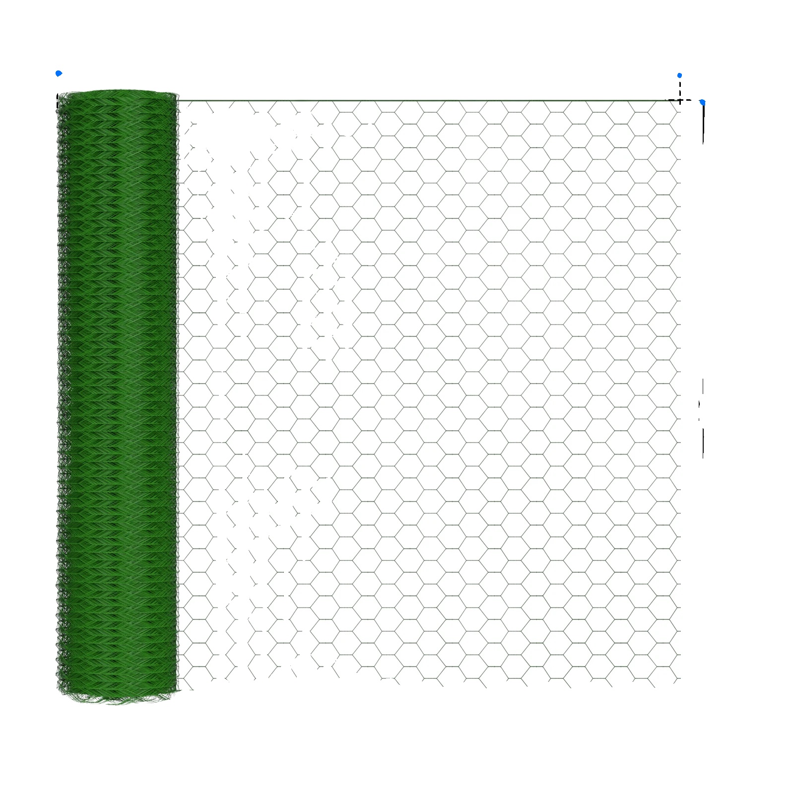 Drahtgitterzaun, Pvc-beschichtet, Flexible Montage, Ljw-1mx25m