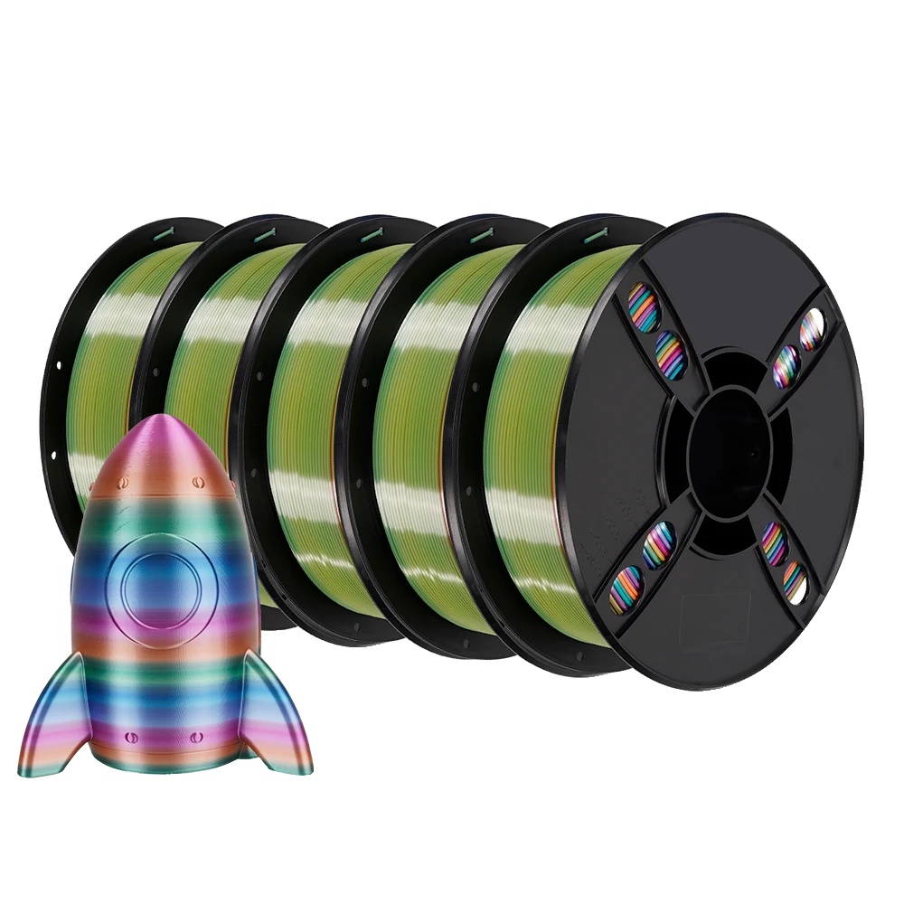 Silky 3d Pla-filament Regenbogen, 5 Kg Silky Candy, 5 Kg Silky Forest