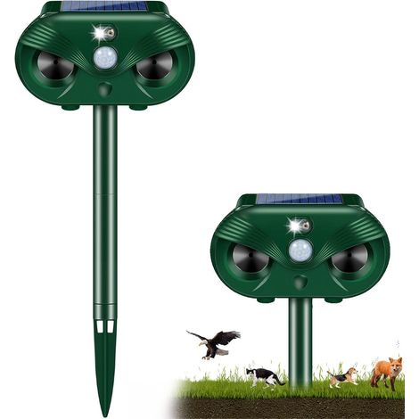 Solarbetriebener Ultraschall-pflanzenschutz, 4 Einstellbare Modi, Ip54-bewegungsmelder, Für Garten, Hof, Bauernhof