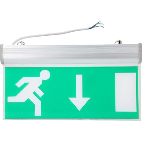 Hochleistungs-led-notausgangsschild Aus Acryl Für Einkaufszentrum/hotel