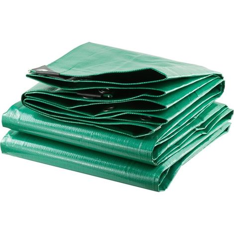 Polyethylen-plane 240 G/m², Wasserdicht, Uv-beständig, Mit Metallösen, Für Baustellen Und Holz