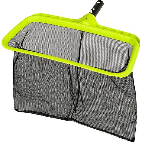 Bodenkescher, Verstärkter Kunststoffrahmen, Feine Maschenweite, Für Schwimmbad, Teich, Spa