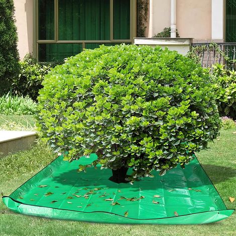 Gartenschutzplane, 30 Cm Loch, Wachstuch, 4 Schlaufen, Garten