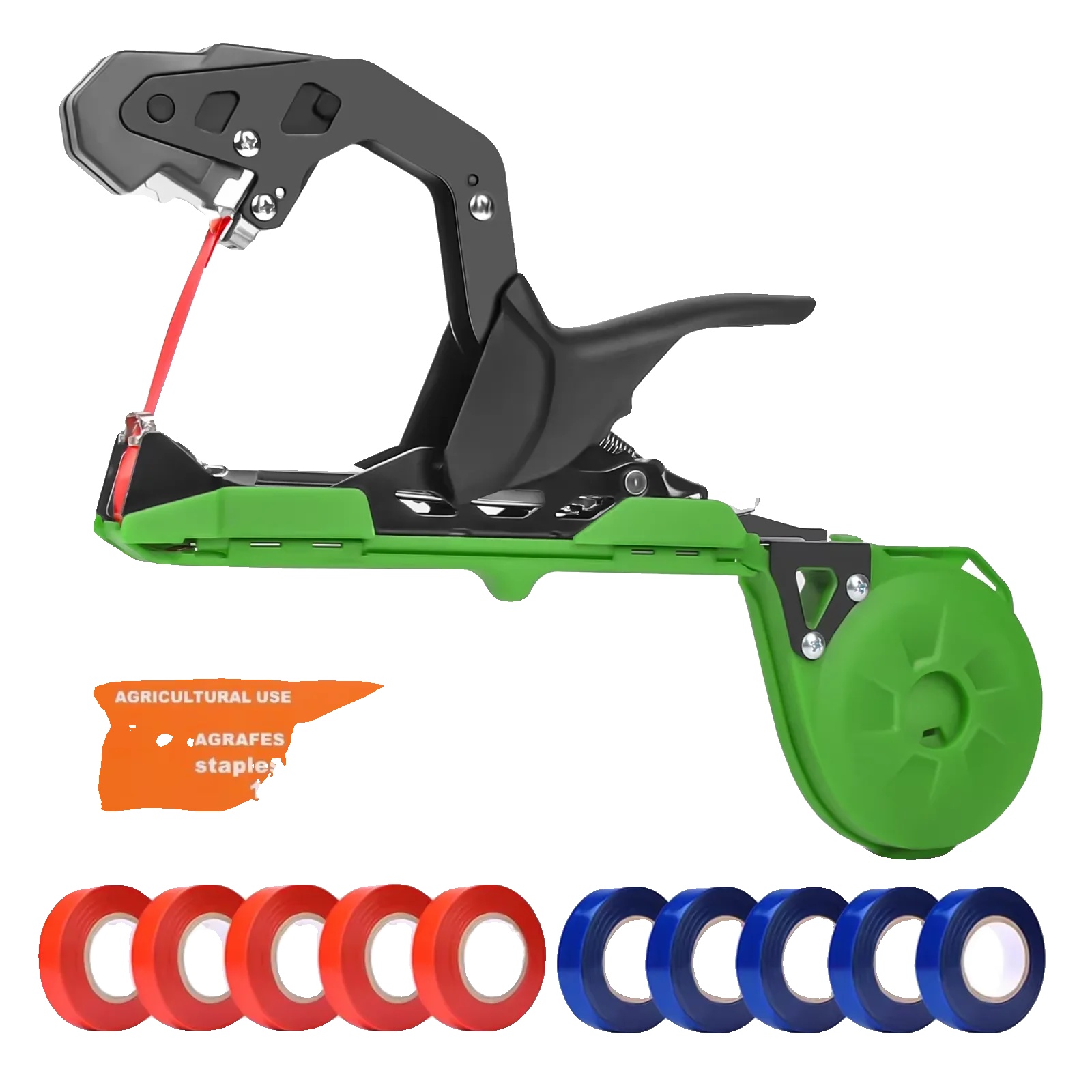 Manuelle Bindemaschine, Inklusive 10 Rollen Bindeband, Ergonomisches Design, Umweltfreundlich