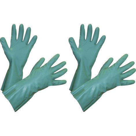 Industriehandschuhe, Größe 10/xl, Grün (2er-pack)