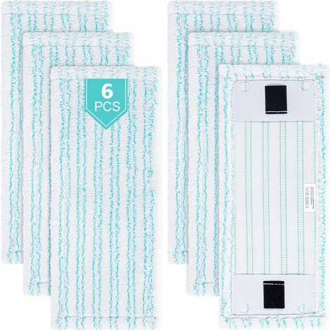 6er-pack Ersatzbezüge Für Den Leifheit Clean Twist M Wischmopp, Saugfähige Mikrofaser, Für Hartböden