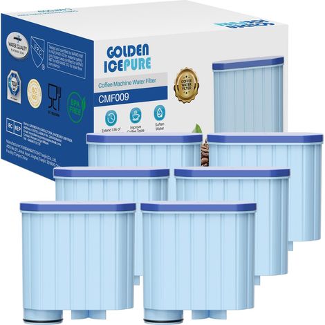 6-teiliges Wasserfilterset, Kompatibel Mit Philips Aqua Clean, Saeco, Gaggia, Kalkreduzierung, Für Kaffeemaschinen