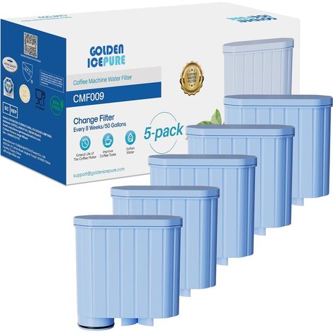 5-teiliges Wasserfilterset, Kompatibel Mit Philips Aqua Clean, Saeco, Gaggia, Kalkreduzierung, Für Kaffeemaschinen
