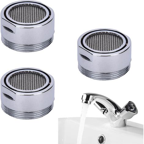 3-teiliges Wasserhahn-luftsprudler-set, Wasserfilter, Kupfer, M28, Wassersparend, Badezimmer, Küche