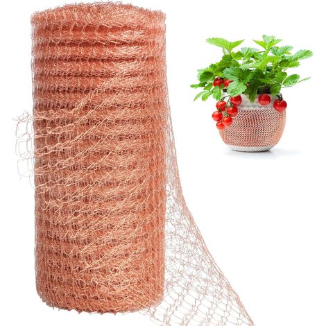 Schneckennetz, 6 M Kupfer-schneckennetz, Kupferstreifen Gegen Schnecken Für Garten Und Haus, Nagetiersicheres Netz