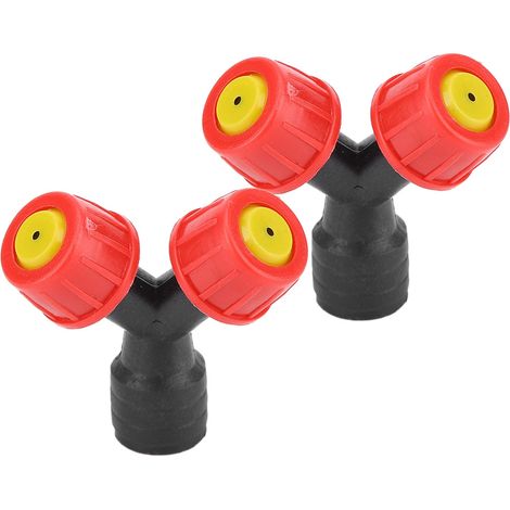 Y-förmige Kunststoff-bewässerungsdüse, Zerstäuber, Für Die Gartenbewässerung, G1/4'' Innengewinde (2 Stück)