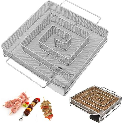 Kaltrauchgenerator Für Grills Oder Räucheröfen, Holzstaub, Heiß- Und Kalträuchern, Gegrillter Lachs