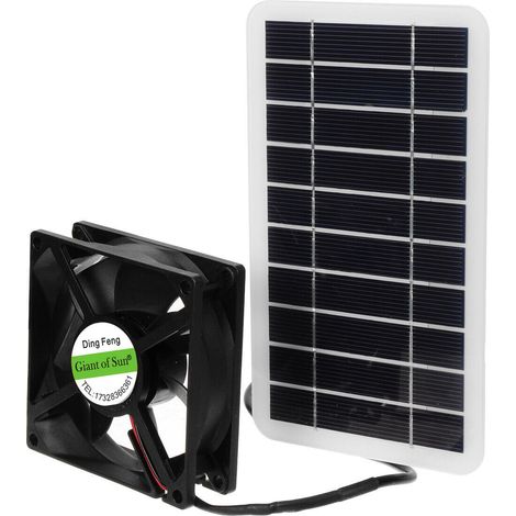 12v 30w Solar-abluftventilator, Mini-solarpanel-betriebener Ventilator