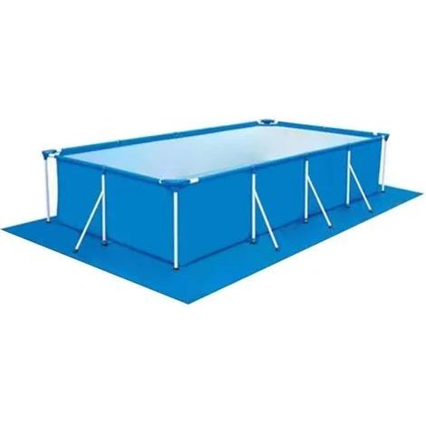 Rechteckige Poolbodenmatte – Poolmatte Für Gartenmöbel, Schwimmbad, Trampolin – Faltbar Und Wasserdicht – 338 X 239 Cm