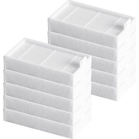 Packung Mit 10 Ersatz-hepa-filtern Für Ilife Saugroboter, Modelle V3, V3s, V3s Pro, V5, V5s Und V5s Pro.