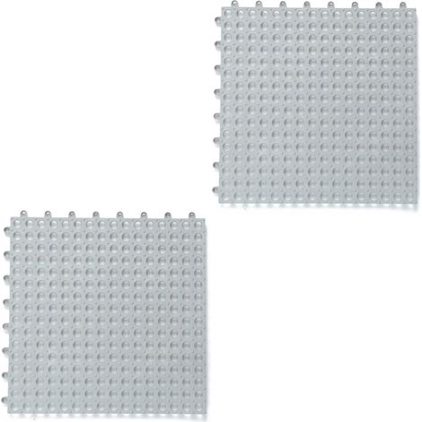 Bodenfliesen Mit Abflusslöchern, Rutschfeste Duschmatte Aus Weichem Pvc, Gummi-poolbodenmatte