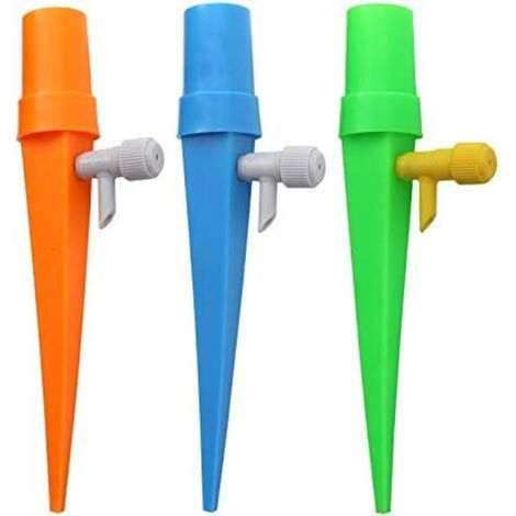 Trry 12-teiliges Tropfbewässerungsset, Automatisches Pflanzenbewässerungssystem, Pflanzenbewässerungsspender Mit Einstellbarem Schalter Für Garten, Haus, Innen- Und Außenbereich