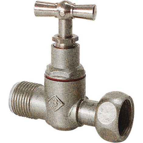 Absperrventil Mit Stopfbuchse Für Wc – 3/8" – Ventilkopf – Vernickelt – 154-44 – Ayor