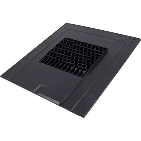 Dachlüftungsgitter Tac145, 145 Cm² – Uv-beständiger Kunststoff – Für Schiefer- Und Faserzementdächer – Anschluss Ø125/100 Mm – 145 Cm²