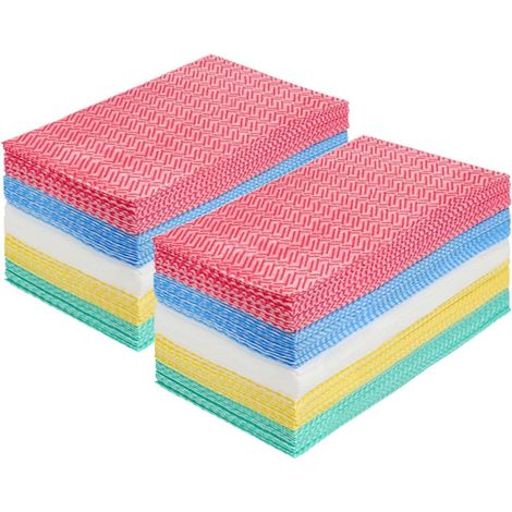 120 Waschbare, Saugfähige Und Fusselfreie Vliestücher (33 X 60 Cm) Für Zuhause