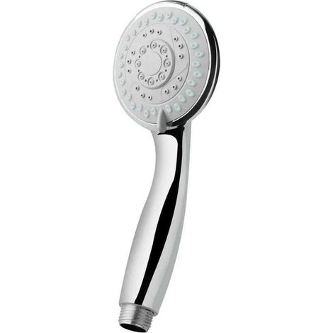 Alfa Duschkopf Mit Drei Strahlarten, Silber, 12 Cm
