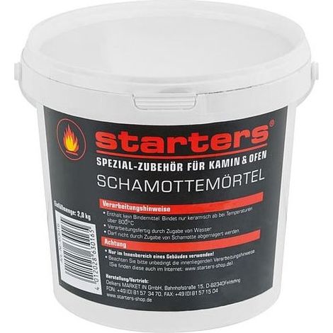 2 Kg Eimer Schamottemörtel