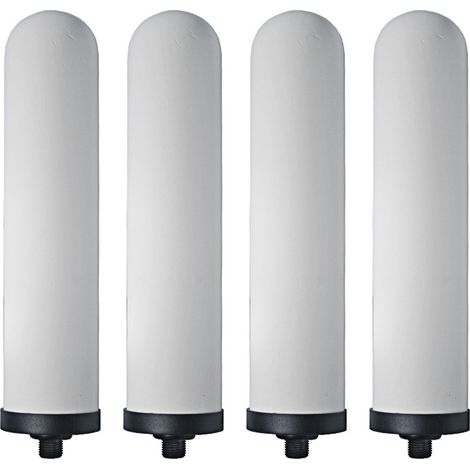 Set Mit 4 Ersatz-keramikwasserfiltern Für Wasserfiltersysteme