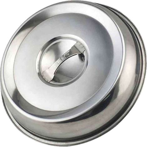 Grilldeckel Zur Vermeidung Von Ölablagerungen, Flacher Metalldeckel, Geeignet Zum Grillen Und Für Den Küchengebrauch.