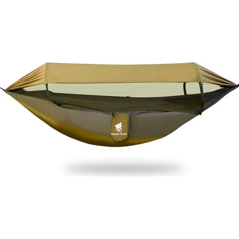 Doppelhängematte, Sonnenschutz, Moskitonetz, 70d Nylon, Camping, Wandern