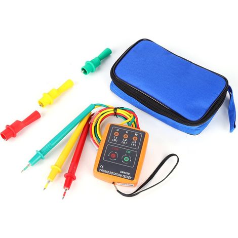 Sm-852b Drehstrom-sequenzreihenfolgeanzeige-tester 60v-600v Ac 20hz-400hz
