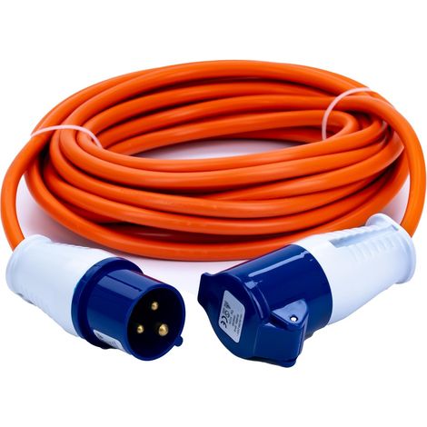 10 M Verlängerungskabel, 2,5 Mm² Kabel, 16 A, 230 V, Ip44, Camping/baustelle