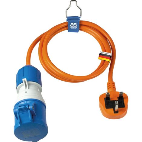Cee-adapterkabel Für Wohnwagen, Britischer Stecker Typ G, 250 V, 16 A, Ip44, Für Wohnmobile Im Außenbereich