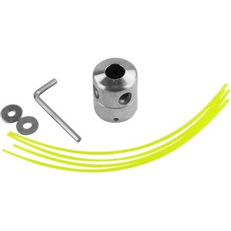Universeller Aluminium-freischneiderkopf, Rasenmäherkopf Mit Nylonfaden (2 Stück, Orange)