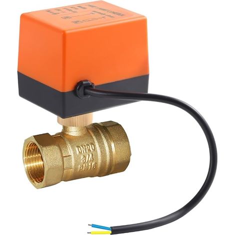Motorisiertes 3/4"-kugelventil, Messing, 110 V Wechselstrom, Schutzart Ip65, Für Hauswassersysteme