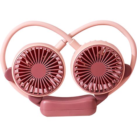Taro Purple Tragbarer Nackenventilator, Faltbar, Usb-aufladbar, Freihändig, Mini-hängeventilator Für Büro Und Reisen.