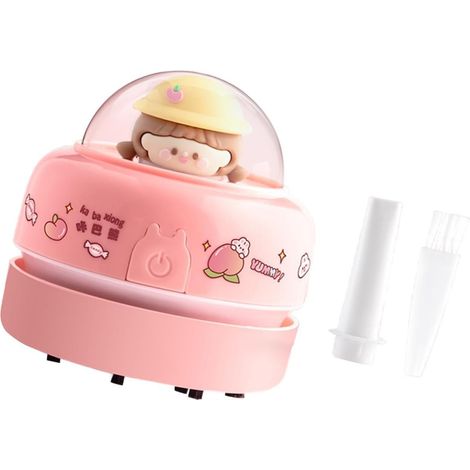 Mini-tischstaubsauger, Ergonomisches Design, Gummibehälter, Für Die Schulreinigung