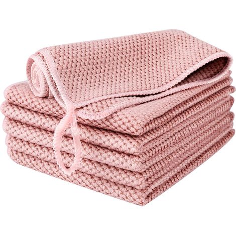 6-teiliges Mikrofasertuch-set, 30 X 30 Cm, Küchenreinigungstuch, Saugfähig, Autoreinigung