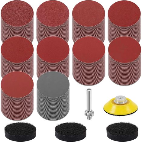 300 Schleifscheiben, 50 Mm, Körnung 80 Bis 3000, Zum Polieren Von Metall Und Holz