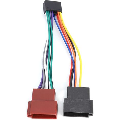 16-poliger Iso-buchsenstecker-adapter Für Kabelbäume, Kompatibel Mit Kenwood Nc