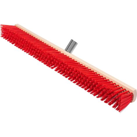 Großer Industriebesen 80 Cm, Holzkopf, Metallhalterung, Ohne Stiel, Für Den Innen- Und Außenbereich