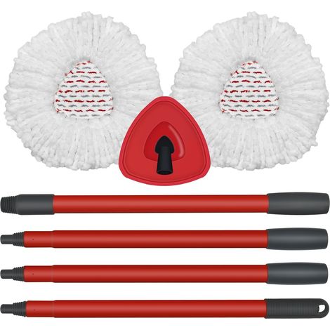 Wischmopp-set, Basis, Mikrofaserpad, Teleskopstiel, Wischmopp, Boden, Küche